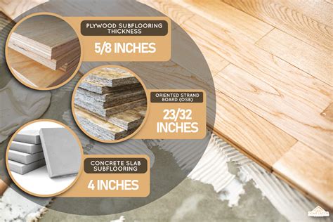 How thick should a subfloor be?